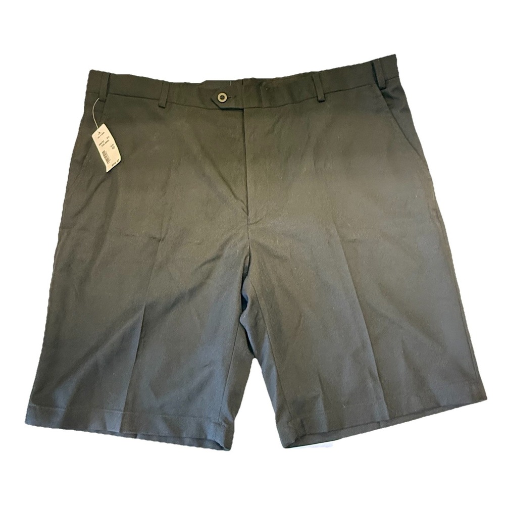 Black Shorts Jos A Bank Traveler Mens Flat Front Tailored Fit New Sz 40